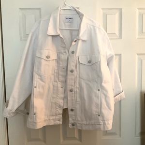 Plus size jean jacket